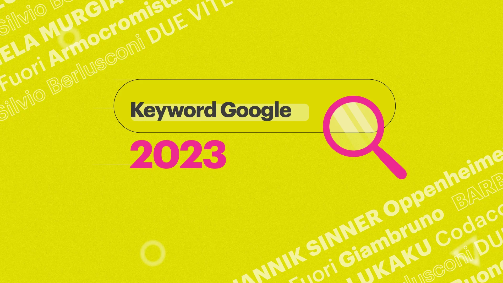 le parole più cercate su Google nel 2023